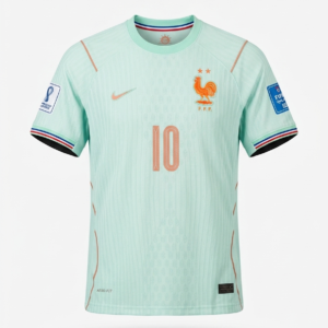 Premium Kalite Forma Kylian Mbappe #10 Fransa Su yeşili 25\26